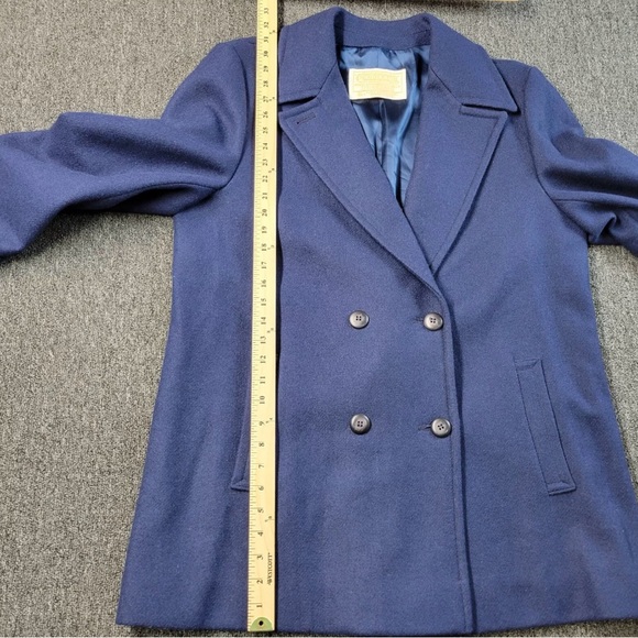 Pendleton Women's Double-Breasted Navy Coat - Picture 5 of 8
